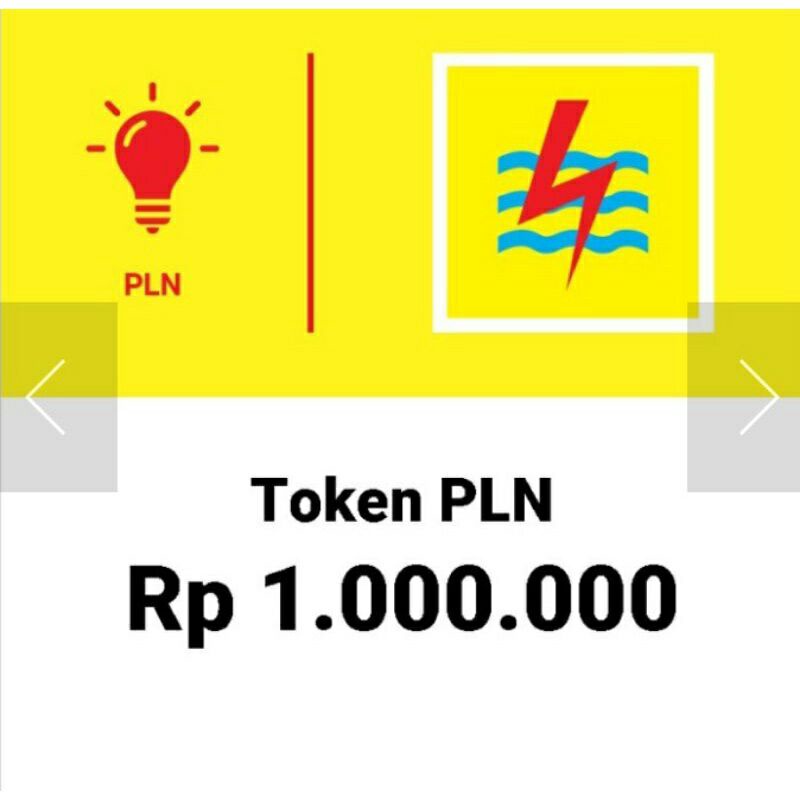 Jual TOKEN LISTRIK 1 JUTA Shopee Indonesia