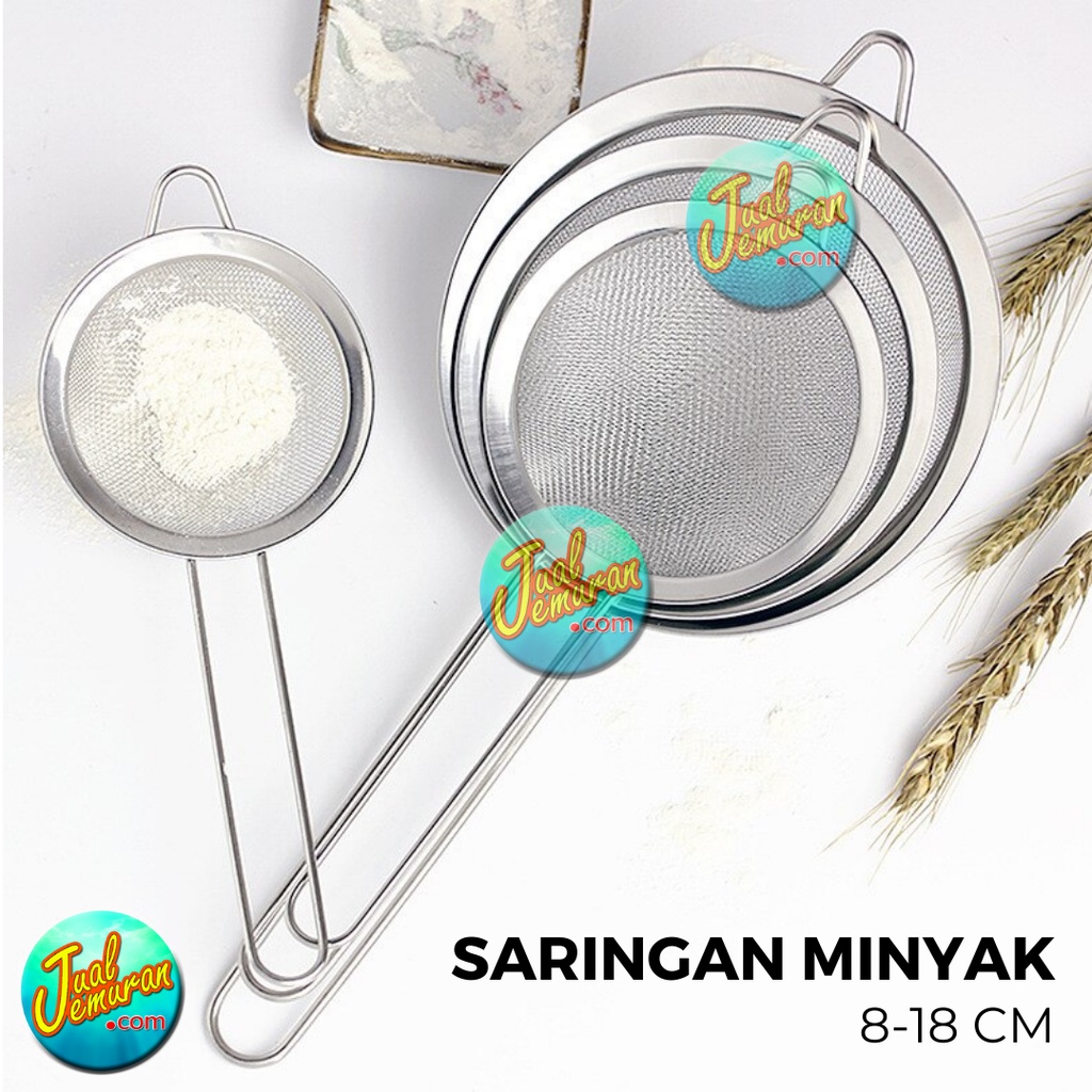 Jual Saringan Minyak Stainless Serokan Penyaring Masakan Gorengan