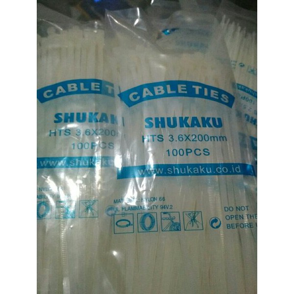 Jual Kabel Ties Cable Ties Kabel Tis Tali Krek Tali Plastik X Mm