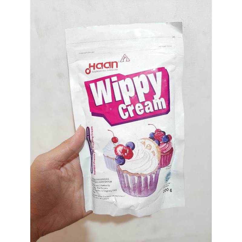 Jual Haan Wippy Cream Bubuk Whipe Cream Premix Frosting Krim Shopee