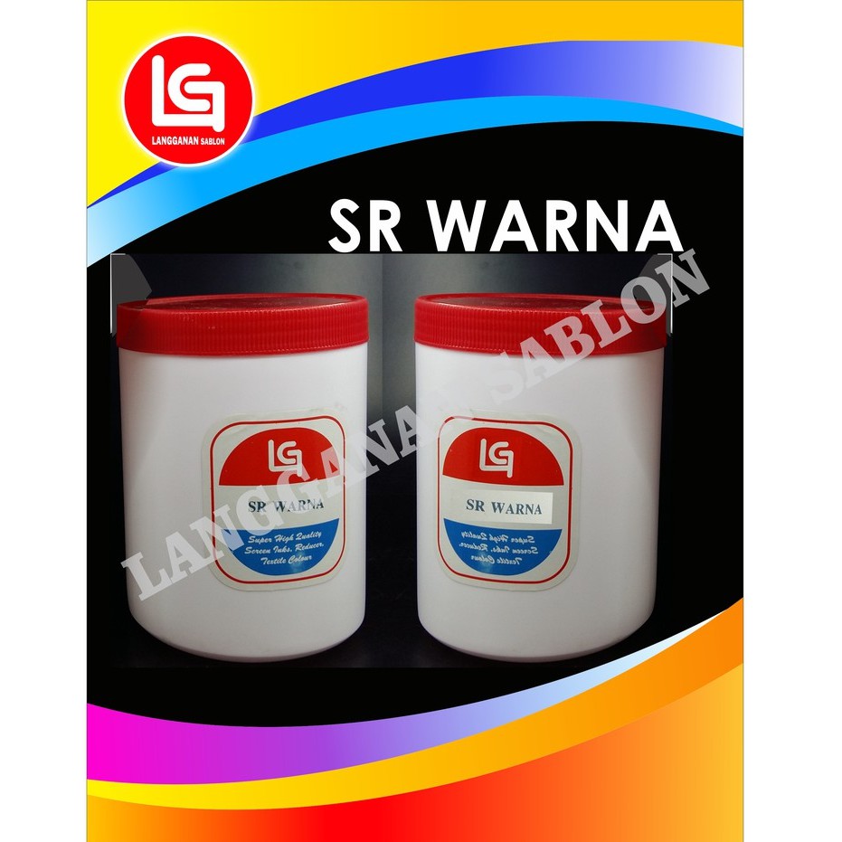 Jual TINTA SABLON KAOS SR WARNA KEMASAN 1 KG TINTA RUBBER