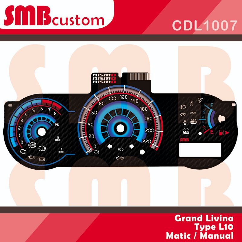 Jual Panel Speedometer Custom 3D Livina L10 CDL1007 Shopee Indonesia