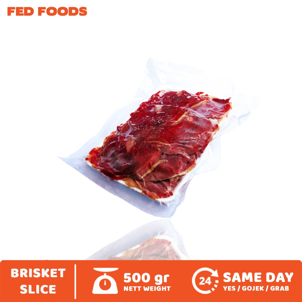 Jual Daging Sapi Brisket Local Slice Tipis 500 Gr Beef Yakiniku Slice