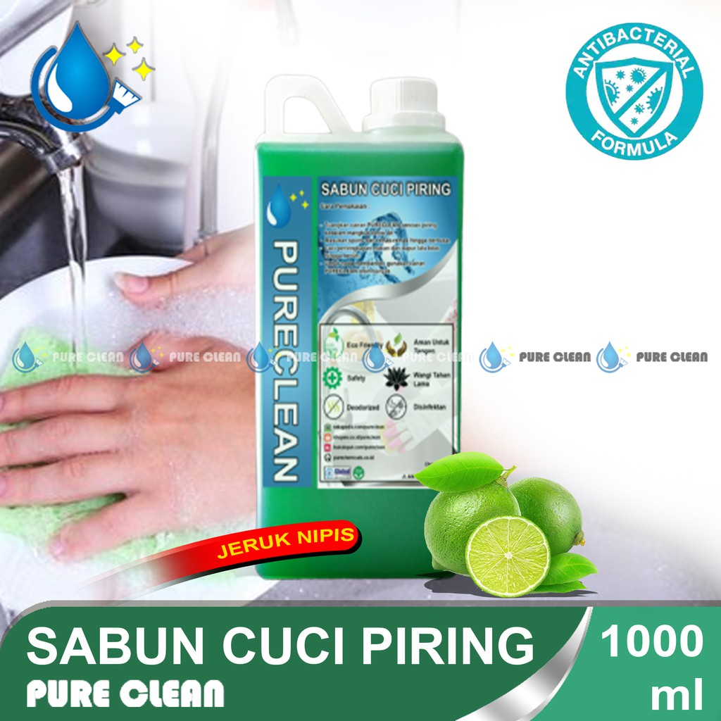 Jual PURECLEAN Sabun Cuci Piring DISHWASHING 5L 1 Liter KONSENTRAT