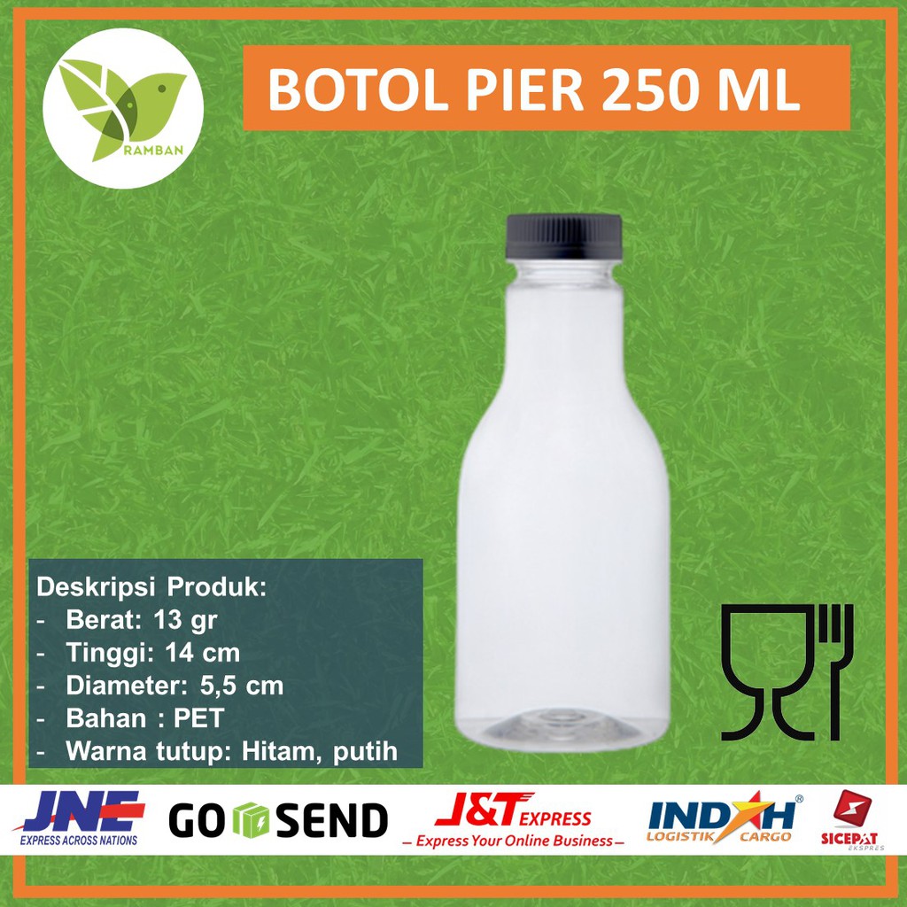 Jual BOTOL PIER 250 ML BOTOL PIR 250 ML BOTOL PER 250 ML BOTOL PEER 250