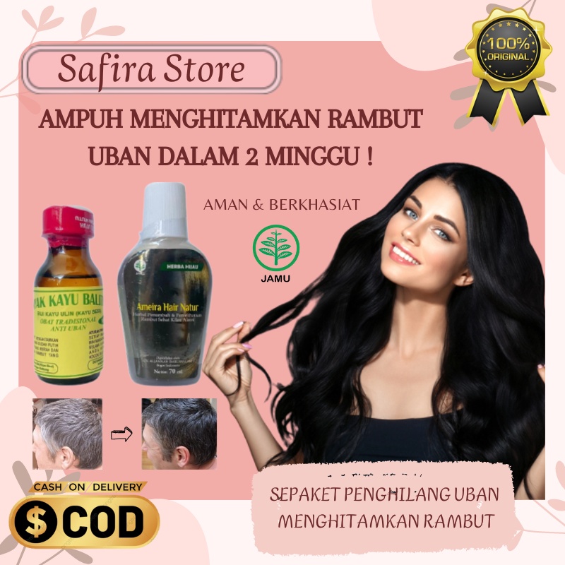 Jual Obat Penghilang Menghilangkan Penghitam Uban Rambut Permanen Anti