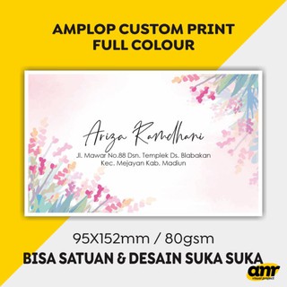 Jual Cetak Amplop Kondangan Amplop Sumbangan Cetak Nama Amplop