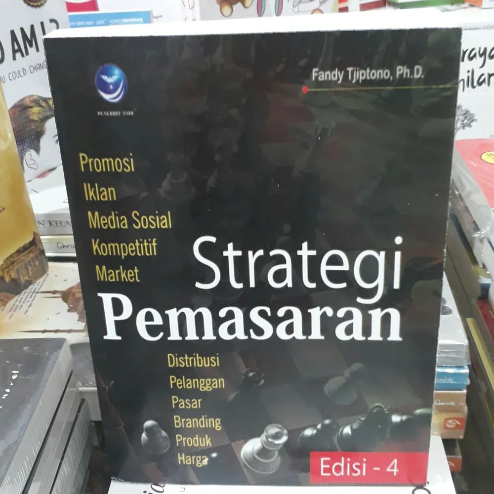 Jual Buku Strategi Pemasaran By Fandy Tjiptono Edisi Shopee Indonesia