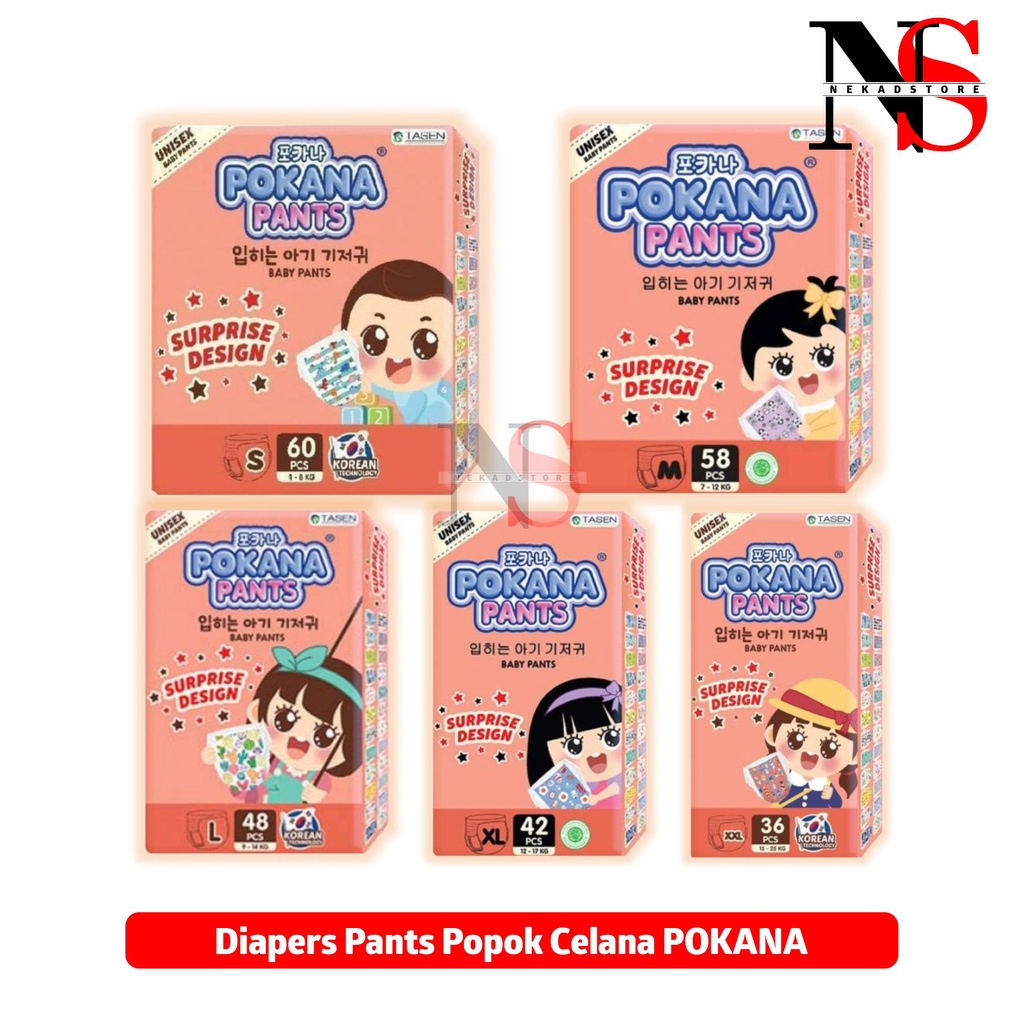 Jual Pokana Pants Popok Celana Mega Pack S M L Xl Xxl