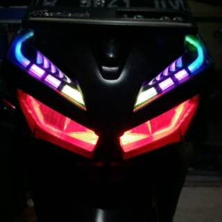 Jual Custom Lampu Vario 125 150 Keyless L Lampu Alis DRL RGB Remot Dan