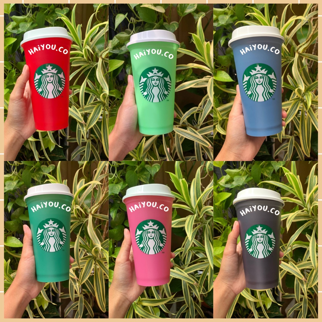 Jual Tumbler Starbucks Reusable Cup Changing Color Holiday