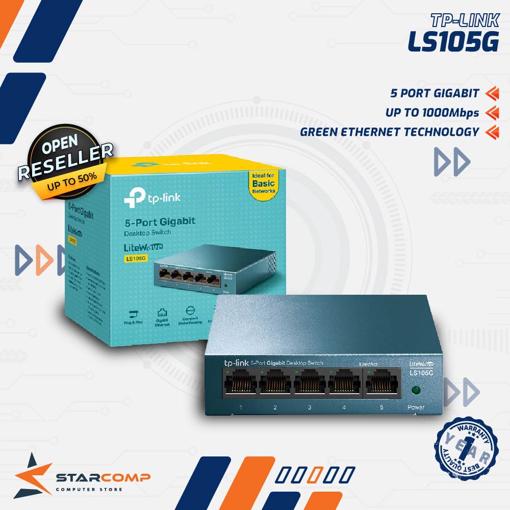 Jual Tp Link Port Ls G Gigabit Metal Case Desktop Switch Hub Ls