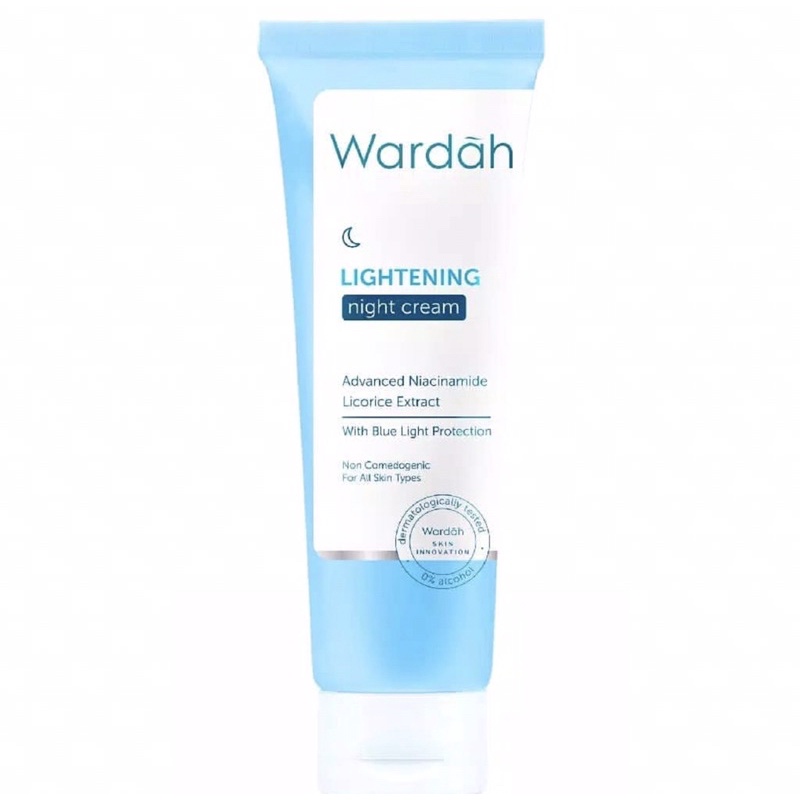 Jual Wardah Lightening Night Cream Advanced Niacinamide 20ml Shopee