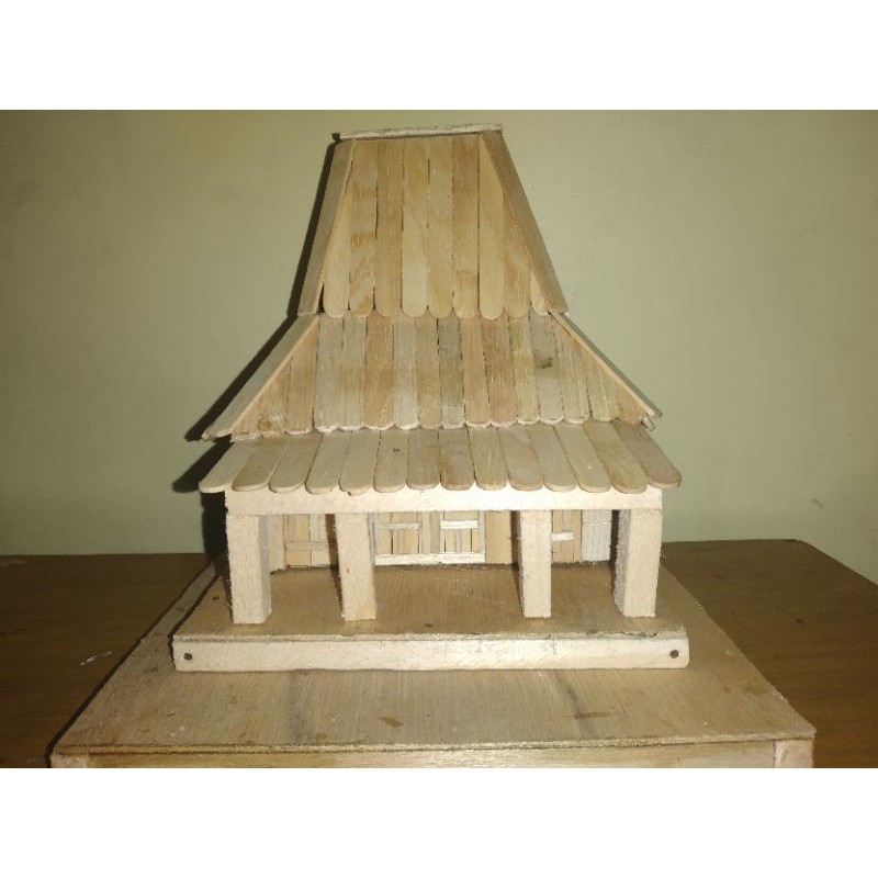 Jual Rumah Joglo Dari Stik Es Krim Shopee Indonesia