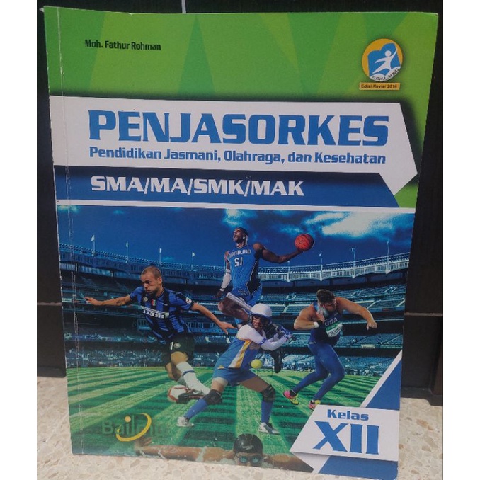 Jual Buku Penjasorkes Sma Ma Kelas Xii K Edisi Revisi