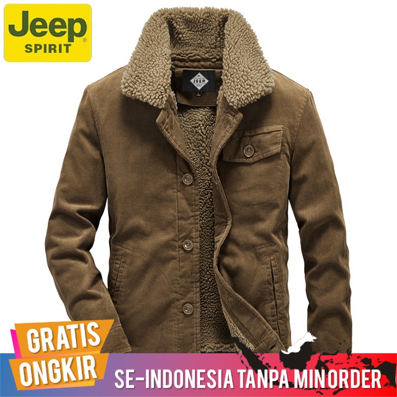 Jual Jaket Pria Import Original Jeep Spirit Musim Dingin Korduroi