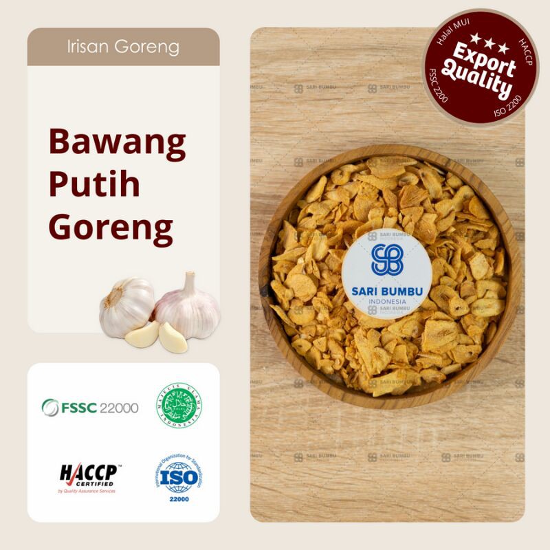 Jual Bawang Putih Goreng Fried Garlic 250gr Shopee Indonesia