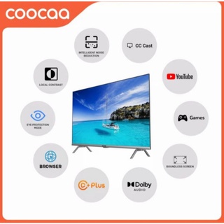 COOCAA 32S3U Smart LED TV 32 Layar Luas Tanpa Bezel Dengan Berbagai