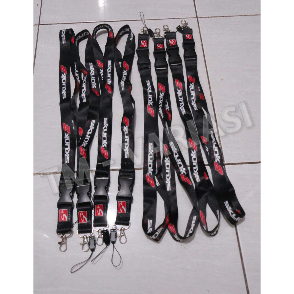 Jual Gantungan Tali Leher Serbaguna Neck Strap Racing Skunk Shopee