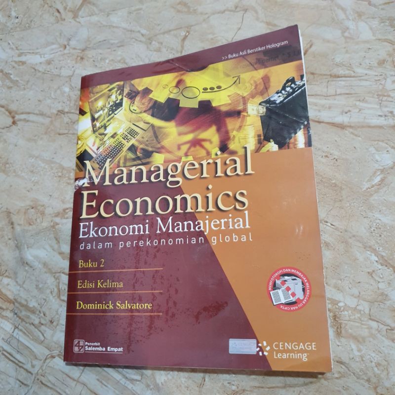 Jual Preloved Buku Managerial Economics Buku Edisi Kelima Shopee