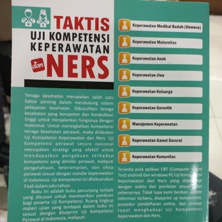 Jual JUAL BUKU TAKTIS UJI KOMPETENSI KEPERAWATAN DAN NERS ANNISA I