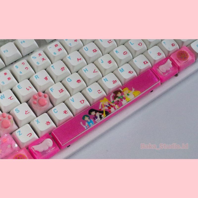 Jual Sailor Moon Keycaps Mechanical Keyboard Artisan Keycaps