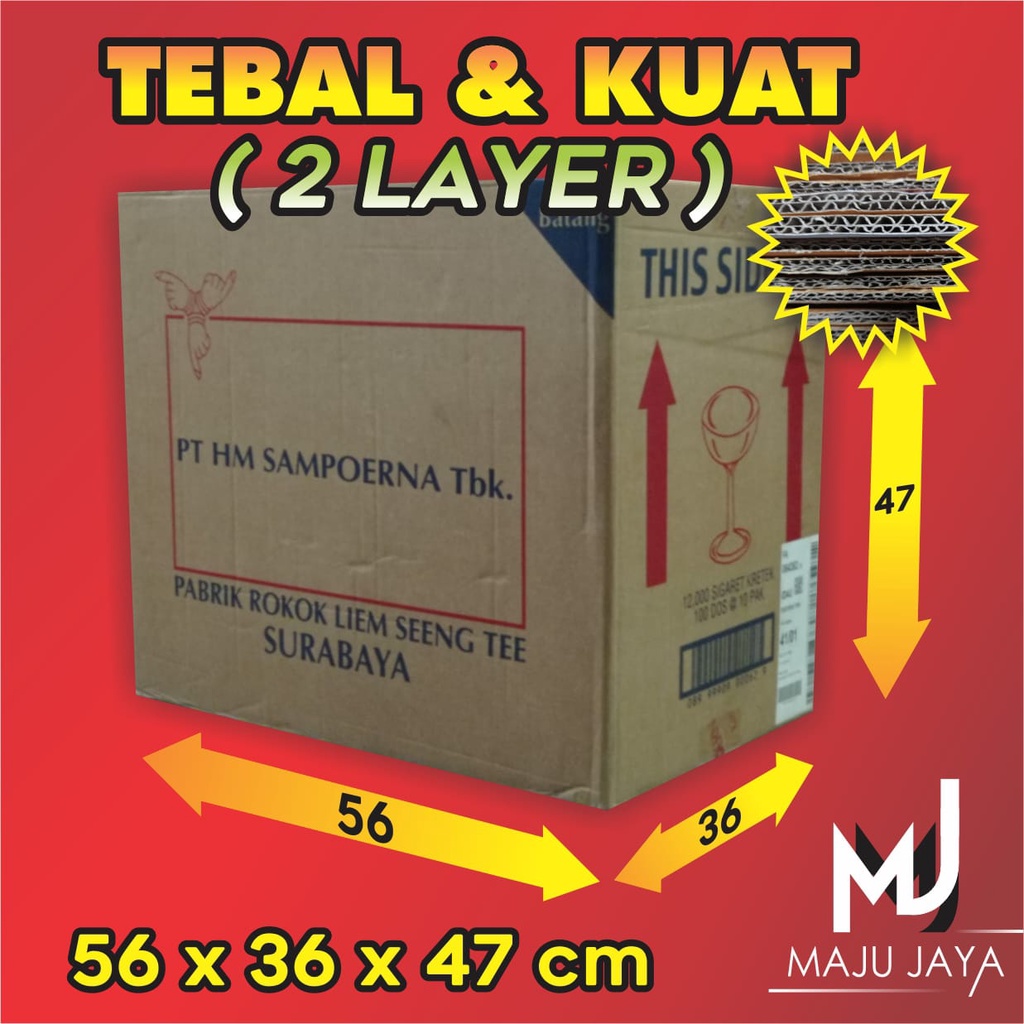 Jual Kardus Dus Kotak Packaging Packing Paking Penyimpanan Bekas Rokok