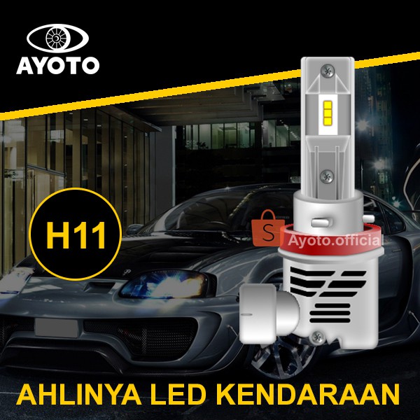 Jual 2 PCS Sepasang Lampu Led Mobil Utama Kabut Headlamp Foglamp