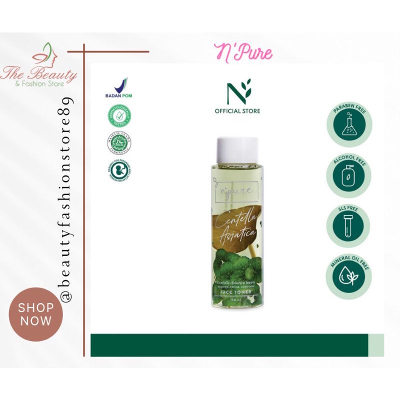 Jual Npure Face Toner Centella Asiatica Cica Series Shopee Indonesia