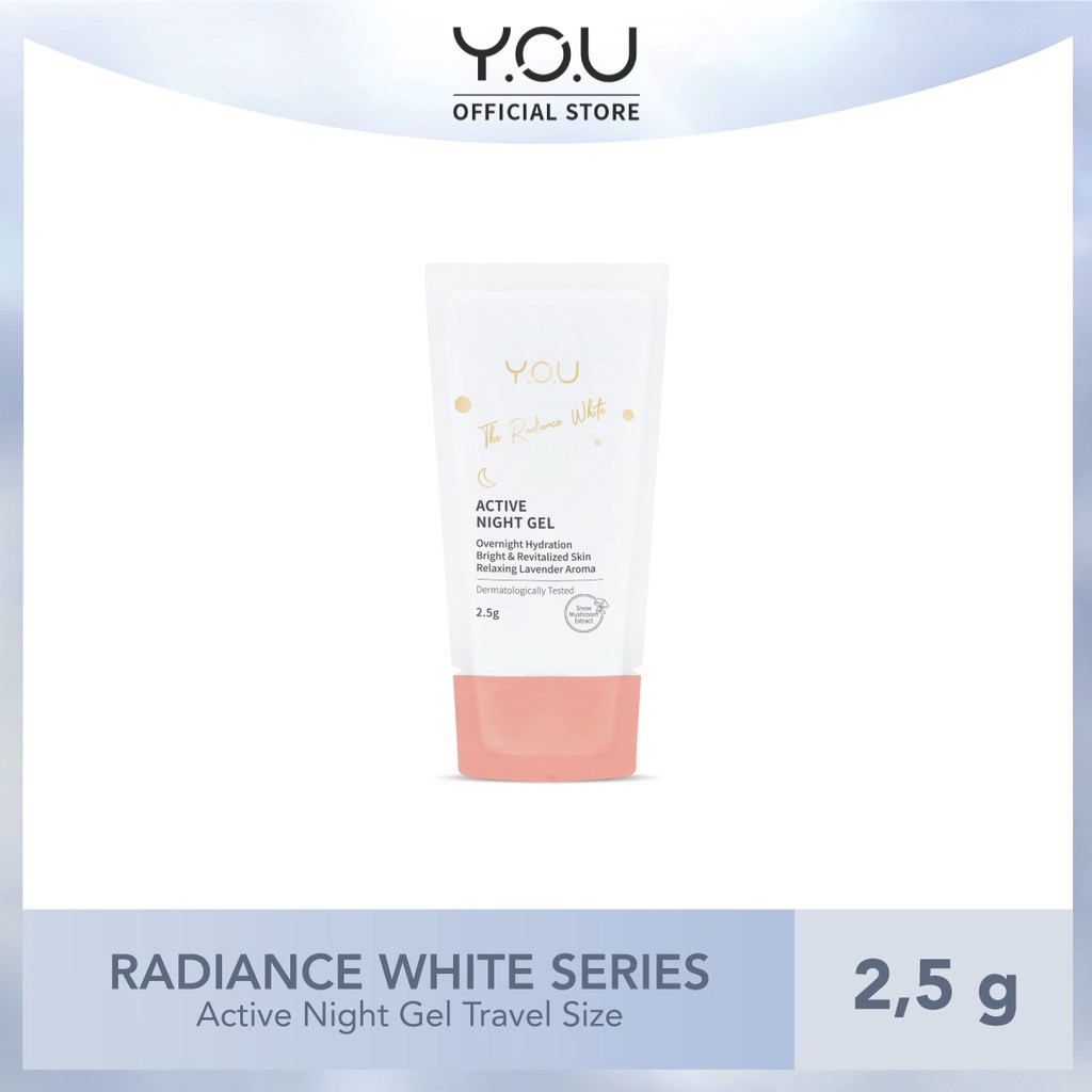 Jual Y O U TRAVEL SIZE The Radiance White Night Gel 2 5gr Sandra Dewi