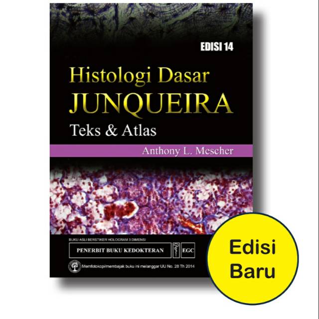 Jual Buku Ori Buku Histologi Dasar Junqueira Teks Atlas Edisi