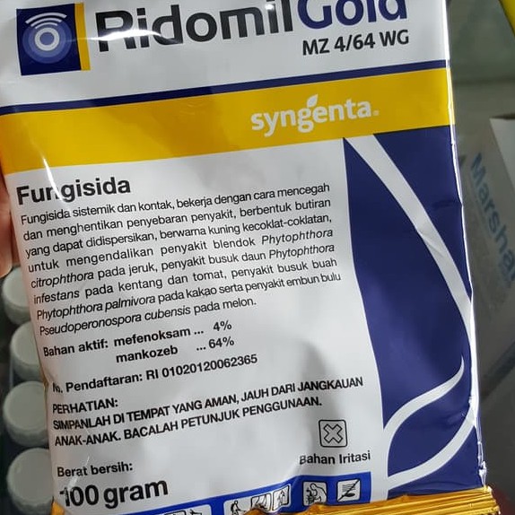 Jual Ridomil Gold 4 64WG 100gr Fungisida Obat Pencegah Dan Pembasmi