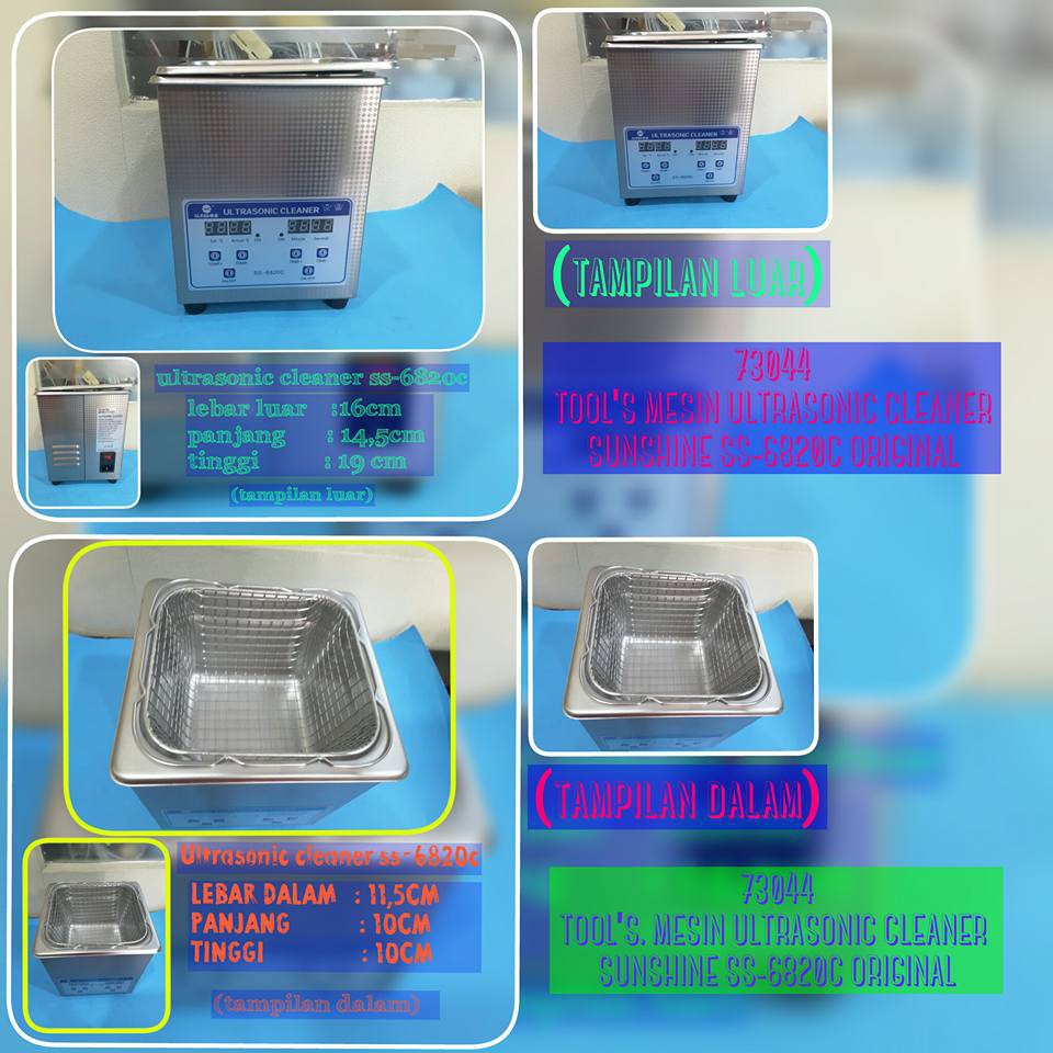 Jual Mesin Ultrasonic Cleaner Sunshine Ss C Original Shopee Indonesia