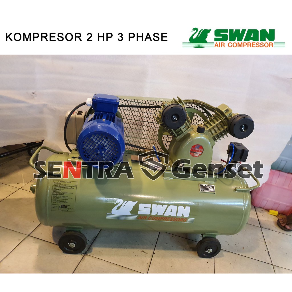 Jual Kompresor Swan 2 Hp 3 Phase Elektromotor Shopee Indonesia