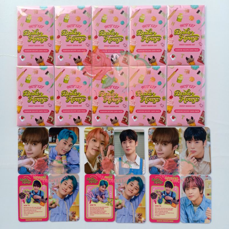 Jual Sealed Unsealed Baker House Nct Random Recipe Card Pack Md