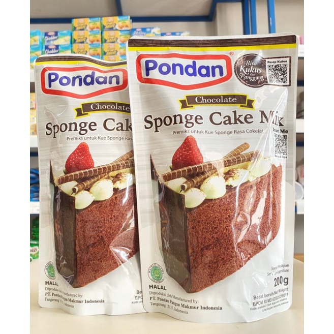 Jual Pondan Sponge Cake Cokelat Gr Pondan Bolu Coklat Gr