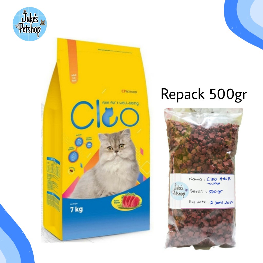 Jual Cleo Adult Tuna Repack Gr Makanan Kucing Cleo Tuna Shopee