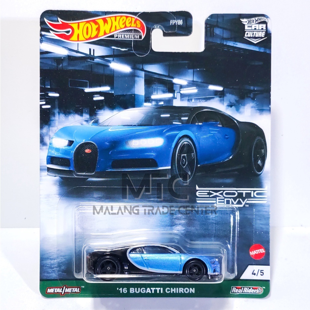 Jual Hot Wheels Car Culture Bugatti Chiron Exotic Envy Shopee