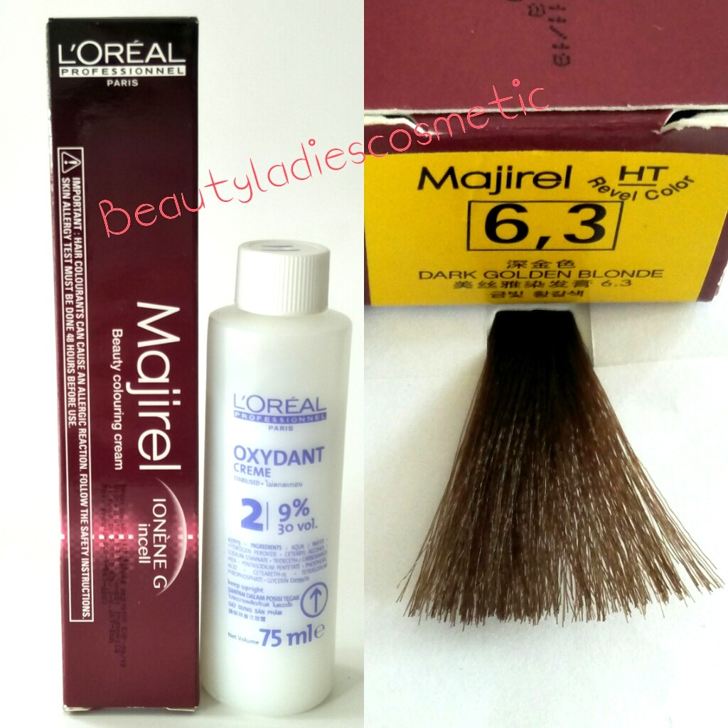 Jual Loreal Majirel Hair Color Dark Golden Blonde No Cat Ml