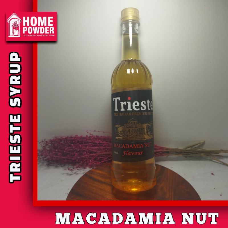 Jual Syrup Trieste Macadamia Nut Flavour 650ml Sirup Premium Rasa