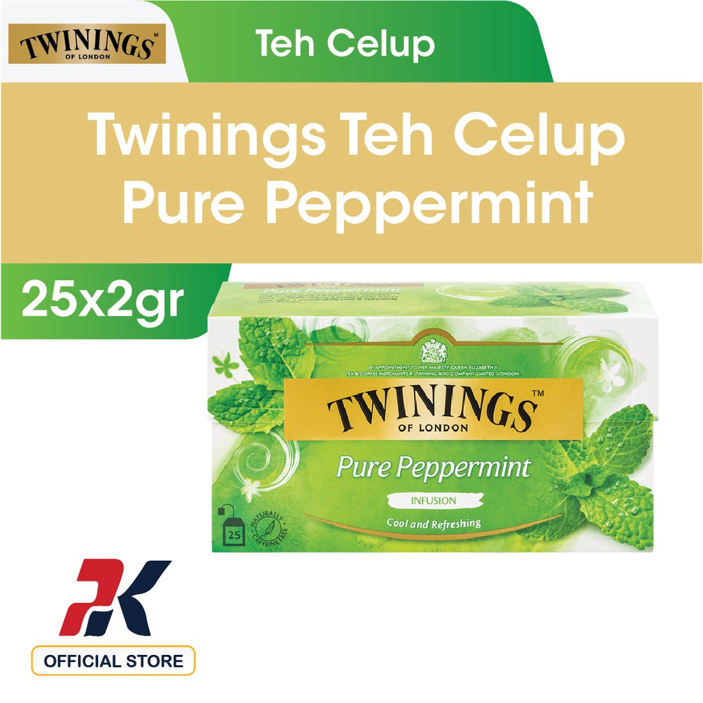 Jual Twinings Teh Celup Pure Peppermint 25x2gr Shopee Indonesia