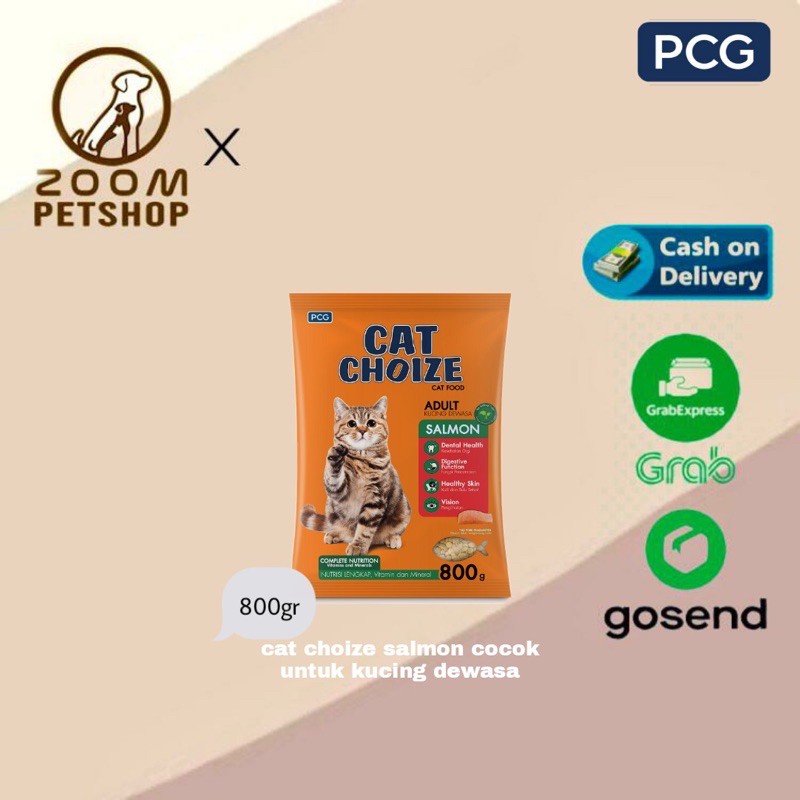 Jual Cat Choize Tuna Salmon Catfood Makanan Kucing 800gr Shopee