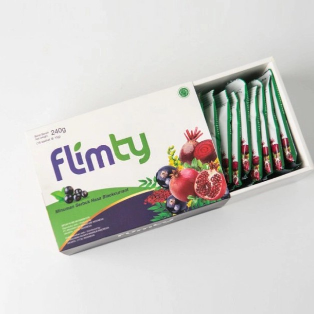 Jual Flimty Fiber 1 Box Isi 16 Sachet Shopee Indonesia