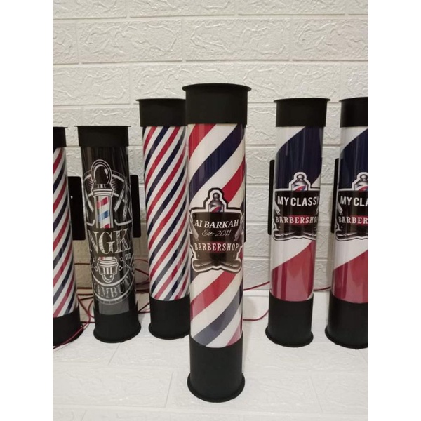 Jual Lampu Hias Barbershop Bisa Mutar Barberpole Shopee Indonesia