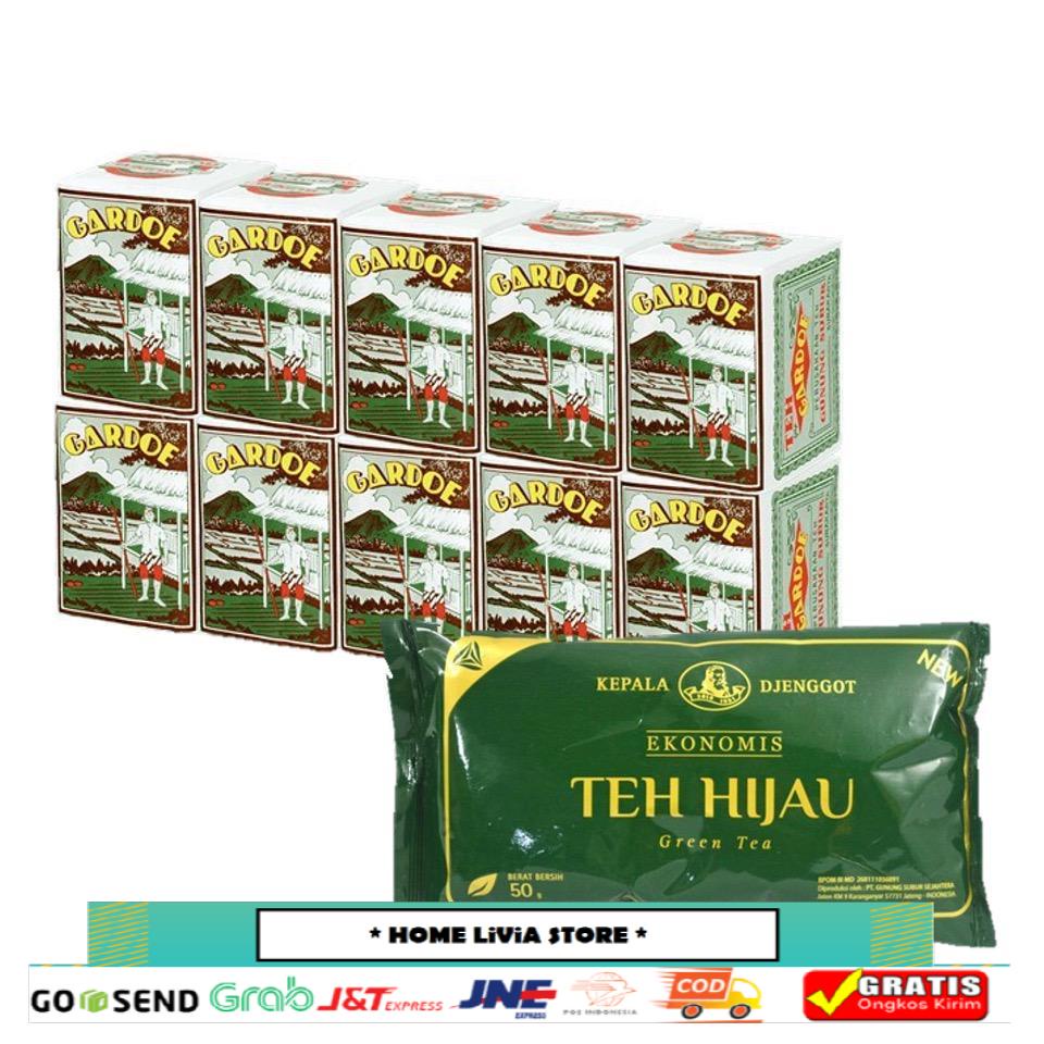 Jual Gardoe Hijau 10 X 40 Gr Kepala Djenggot Teh Hijau Sachet 50 Gr