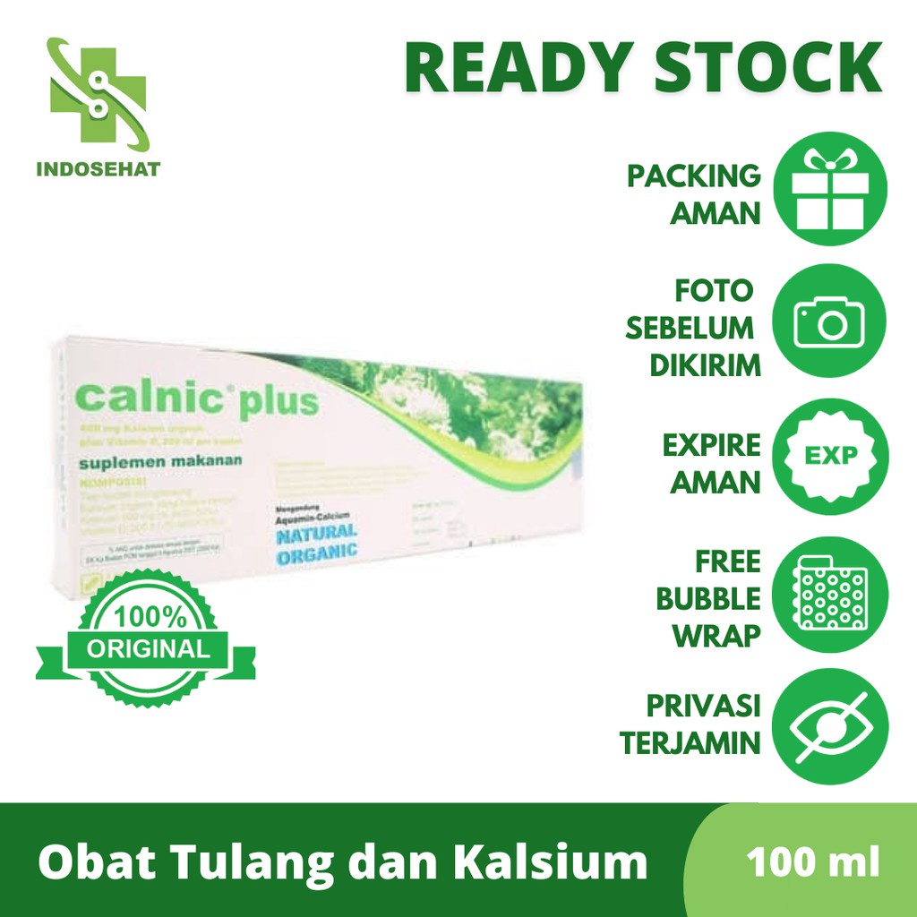 Jual Calnic Plus Per Box Kaplet Suplemen Kalsium Shopee Indonesia