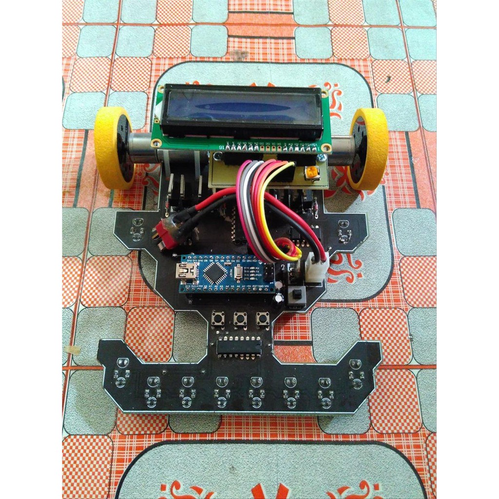 Jual Robot Line Follower Tracer Mikro Arduino 10 Sensor Standard Lomba