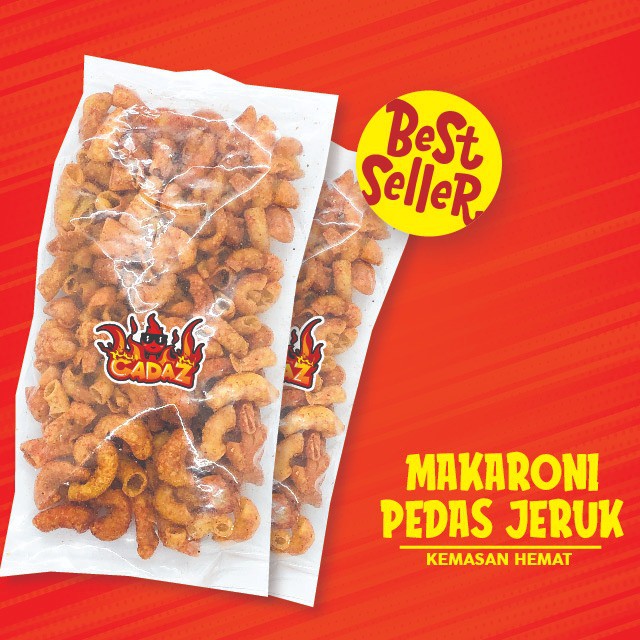 Jual MAKARONI PEDAS DAUN JERUK KEMASAN HEMAT BELI 10 GRATIS 1 PIPA