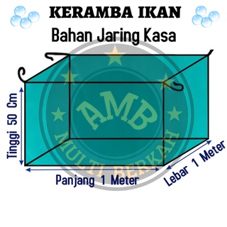 Jual Keramba Ikan Hapa Jaring Ikan Kramba Bahan Kasa Ukuran M X M X