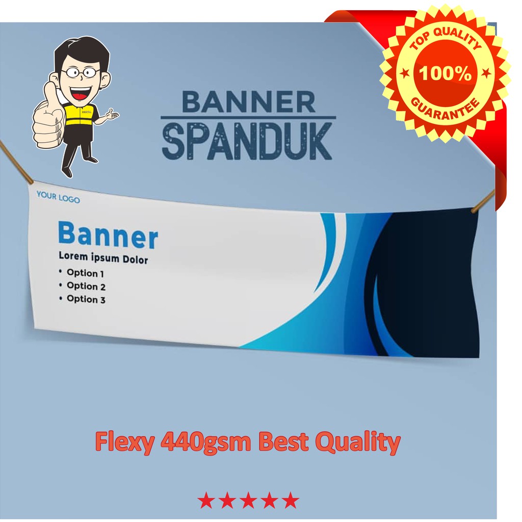 Jual Cetak Banner Spanduk Flexy Gsm Best Quality Hari Jadi